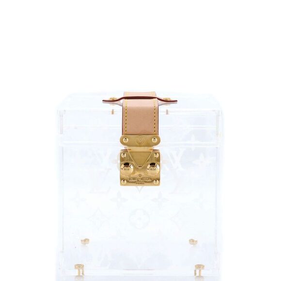 Louis Vuitton Cube Scott Box Monogram Plexiglass Clear - Picture 1 of 7